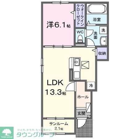 フリーデグランツの物件間取画像